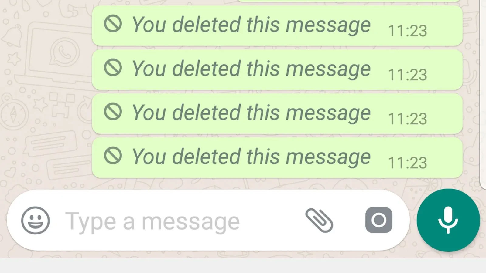 خواندن پیام های حذف شده واتساپ